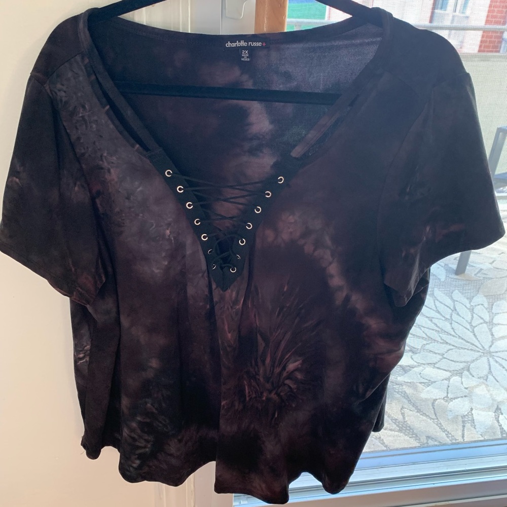 Charlotte Russe tie dye shirt